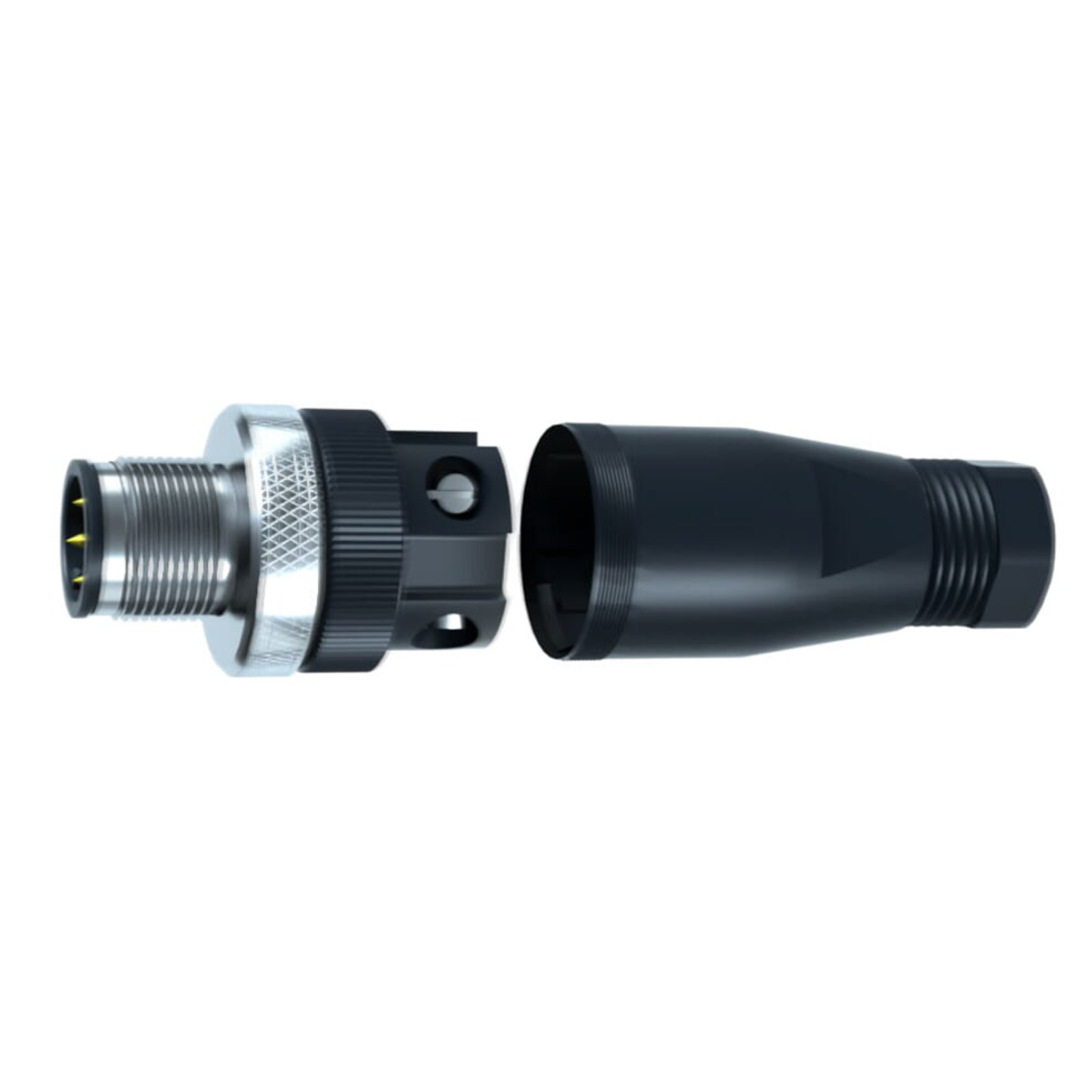 Autosen Conector Macho M12 4 Polos IP68