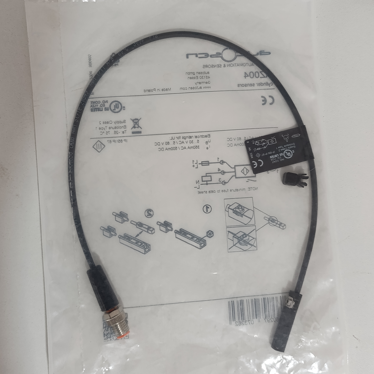 Sensor magnético AUTOSEN AZ004 para cilindro – Reed, ranura T, M8 - Imagen 6